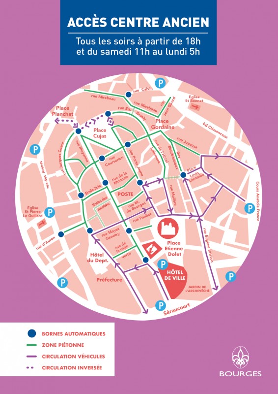 Plan estival de la circulation en centre-ville